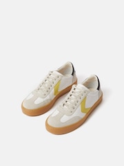 Jigsaw White Portland Vintage Sneakers - Image 2 of 7