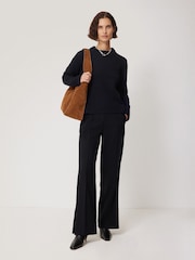 Jigsaw Blue Wool Cashmere Blend Jumper - Image 5 of 7