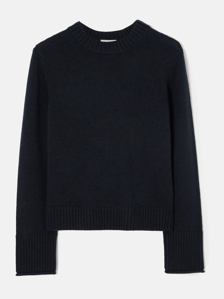 Jigsaw Blue Wool Cashmere Blend Jumper - Image 7 of 7
