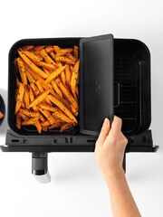 Salter Black Fuzion Dual Air Fryer - Image 2 of 4