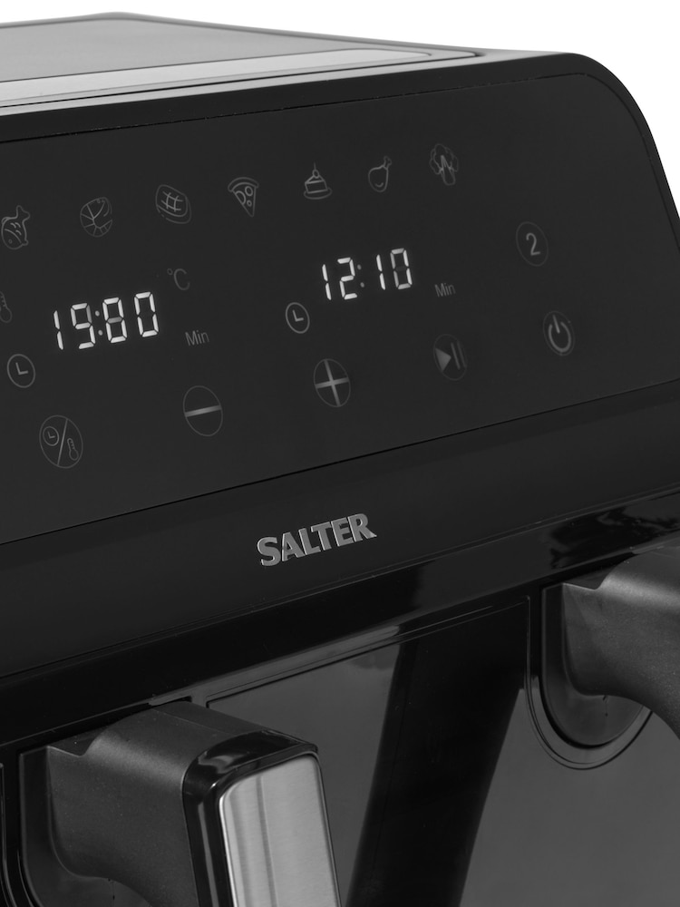 Salter Black Fuzion Dual Air Fryer - Image 4 of 4