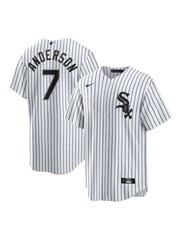 Fanatics Chicago White Sox Official Replica Home Jersey with Anderson 7 printing Youth - Image 1 of 3