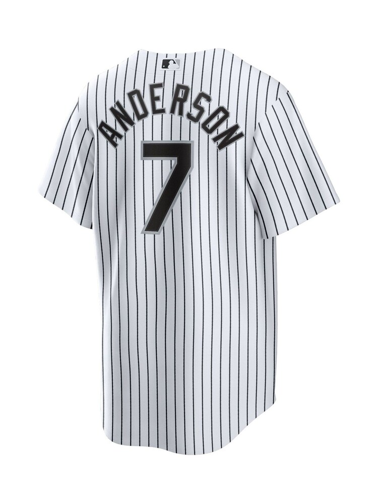 Fanatics Chicago White Sox Official Replica Home Jersey with Anderson 7 printing Youth - Image 3 of 3