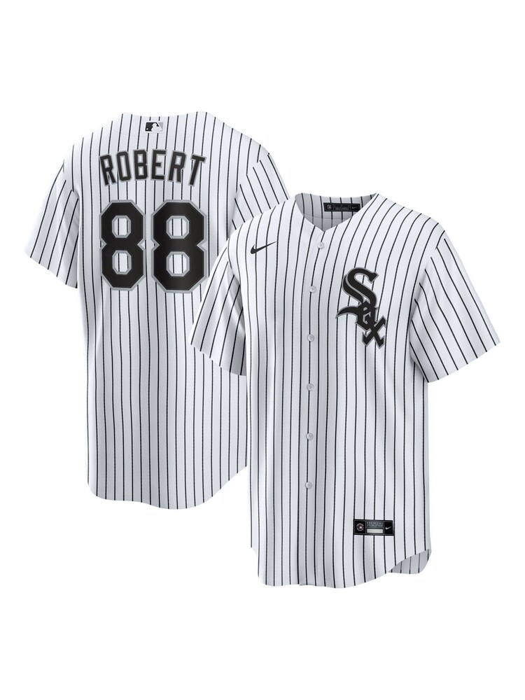 Fanatics Chicago White Sox Official Replica Home Jersey with Robert 88 printing Youth - Image 1 of 3