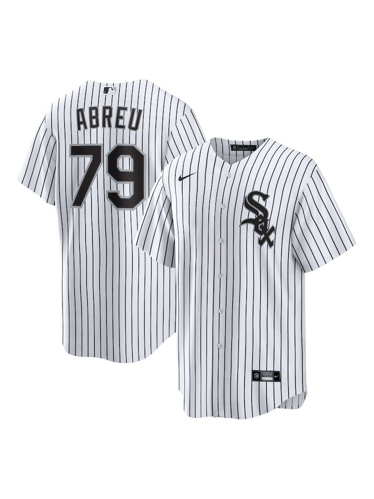 Fanatics Chicago White Sox Official Replica Home Jersey with Abreu 79 printing Youth - Image 1 of 3