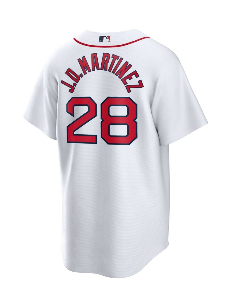 Fanatics Boston Red Sox Official Replica Home White Jersey with Martinez 28 printing Youth - Image 3 of 3 Fanatics Boston Red Sox Official Replica Home White Jersey with Martinez 28 printing Youth - Image 3 of 3