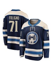 Columbus Blue Jackets Fanatics Branded Alternate Breakaway Jersey - Nick Foligno - Image 1 of 3