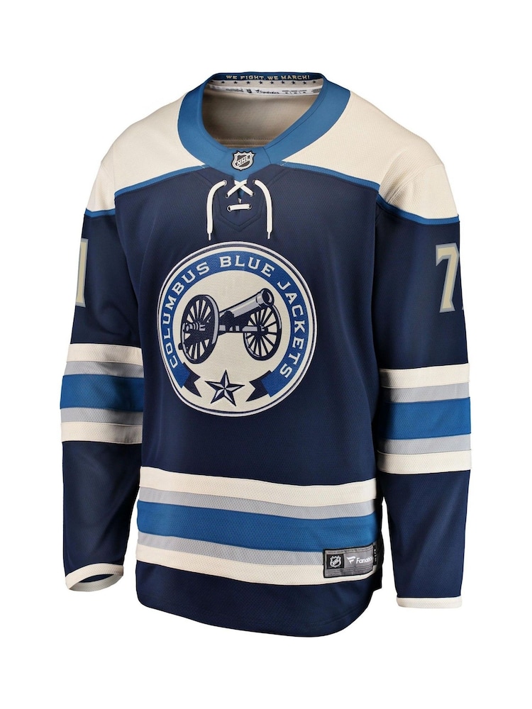 Columbus Blue Jackets Fanatics Branded Alternate Breakaway Jersey - Nick Foligno - Image 2 of 3