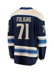 Columbus Blue Jackets Fanatics Branded Alternate Breakaway Jersey - Nick Foligno - Image 3 of 3