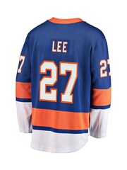 New York Islanders Fanatics Blue Branded Home Breakaway Ice Hockey Jerseys - Anders Lee - Image 3 of 3