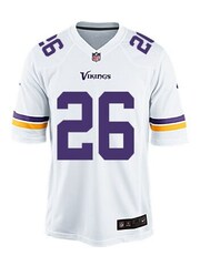 Fanatics, Minnesota Vikings, Auswärtsspiel-Trikot für Jugendliche, Weiß - Bild 2 von 3