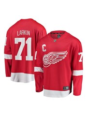 Detroit Red Wings Fanatics Branded Home Breakaway Ice Hockey Jerseys- Dylan Larkin - Image 1 of 1