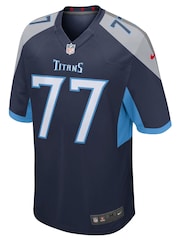 Fanatics Blue Tennessee Titans Home Game Jersey - Taylor Lewan Youth - Image 2 of 3