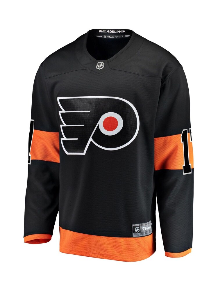 Fanatics Philadelphia Flyers Branded Wayne Simmonds Alternate Breakaway Black Jersey - Image 2 of 3 Fanatics Philadelphia Flyers Branded Wayne Simmonds Alternate Breakaway Black Jersey - Image 2 of 3