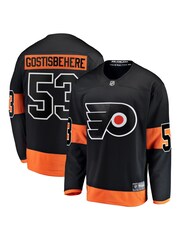 Fanatics Philadelphia Flyers Branded Shayne Gostisbehere Alternate Breakaway Black Jersey - Image 1 of 3