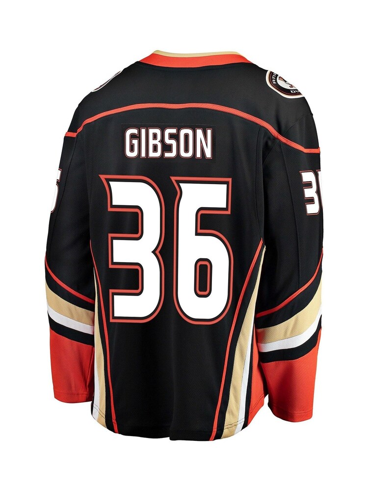 Anaheim Ducks Fanatics Branded Home Breakaway Jersey Jumper- John Gibson - Image 3 of 3