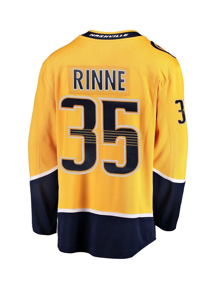 Nashville Predators Fanatics Branded Home Breakaway Jersey - Pekka Rinne - Image 3 of 3 Nashville Predators Fanatics Branded Home Breakaway Jersey - Pekka Rinne - Image 3 of 3