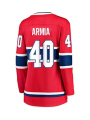 Fanatics Red Montreal Canadiens Branded Home Breakaway Jersey Womens - Image 3 of 3