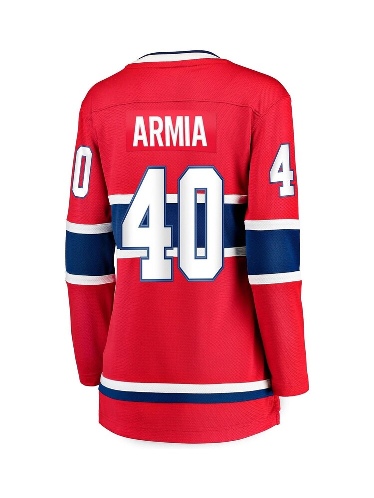 Fanatics Red Montreal Canadiens Branded Home Breakaway Jersey Womens - Image 3 of 3