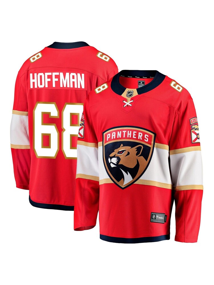 Florida Panthers Fanatics Branded Home Breakaway Jersey - Mike Hoffman - Image 1 of 3