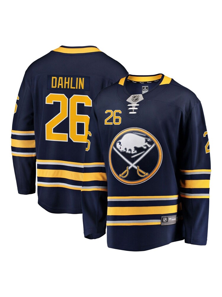 Buffalo Sabres Fanatics Branded Home Breakaway Jersey - 1st Round Draft Pick - Rasmus Dahlin - Image 1 of 3 Buffalo Sabres Fanatics Branded Home Breakaway Jersey - 1st Round Draft Pick - Rasmus Dahlin - Image 1 of 3