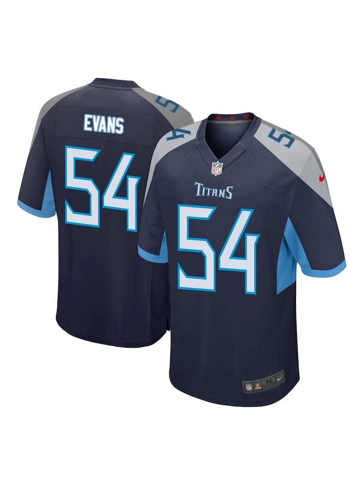 Fanatics Blue Tennessee Titans Home Game Jersey - Rashaan Evans Youth - Image 1 of 3