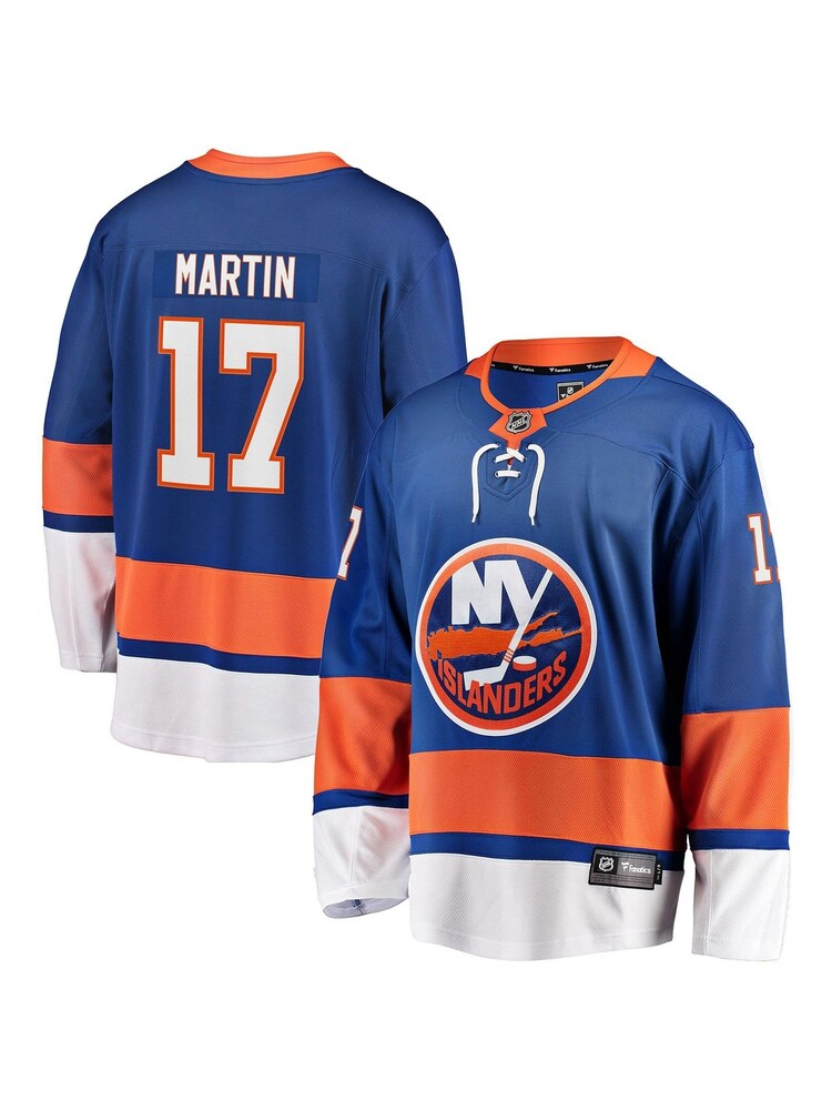 New York Islanders Fanatics Branded Home Breakaway Jersey - Matt Martin - Image 1 of 3