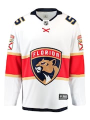 Florida Panthers Fanatics Branded Away Breakaway White Jersey - Aaron Ekblad - Image 2 of 3