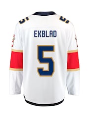 Florida Panthers Fanatics Branded Away Breakaway White Jersey - Aaron Ekblad - Image 3 of 3