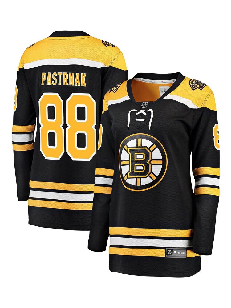 Fanatics Boston Bruins Branded Home Breakaway Black Jersey Womens - Image 1 of 3