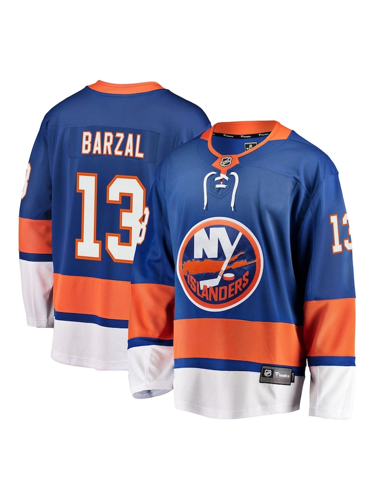 New York Islanders Fanatics Branded Home Breakaway Trikot - Mathew Barzal - Bild 1 von 3