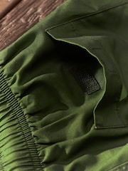 Khaki Green Tiger Regular Fit Printed Swim Shorts - Image 10 of 13