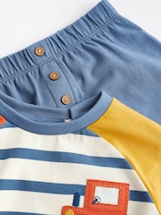 Blue Tractor Baby Top and Leggings 2 Piece Set - Image 8 of 9