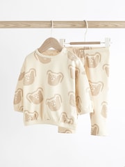 Neutral Lion Baby Top and Leggings 2 Piece Set - Image 1 of 8
