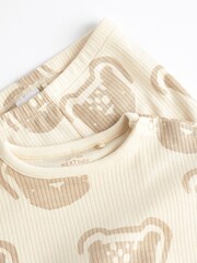 Neutral Lion Baby Top and Leggings 2 Piece Set - Image 4 of 8