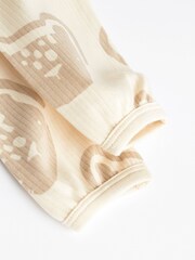 Neutral Lion Baby Top and Leggings 2 Piece Set - Image 7 of 8