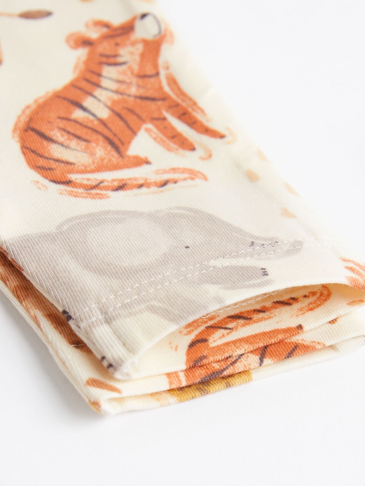 Neutral Safari Baby Top and Leggings 2 Piece Set - Image 7 of 7