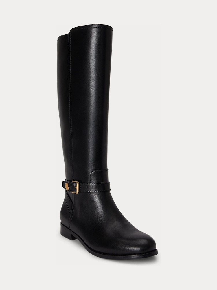 Sort - Lauren Ralph Lauren Brooke Ridestøvler i læder - Billede 2 af 3 Sort - Lauren Ralph Lauren Brooke Ridestøvler i læder - Billede 2 af 3