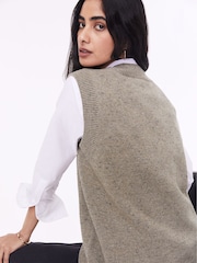 Baukjen Natural Ellen Recycled Knitted Vest - Image 2 of 5