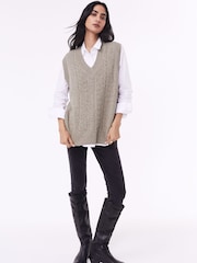 Baukjen Natural Ellen Recycled Knitted Vest - Image 3 of 5
