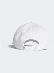 adidas Originals White Trefoil 100% Cotton Baseball Cap - Image 2 of 5