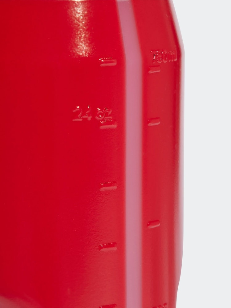 adidas Red/White Performance Tiro 750 ML Water Bottle - Image 3 of 3