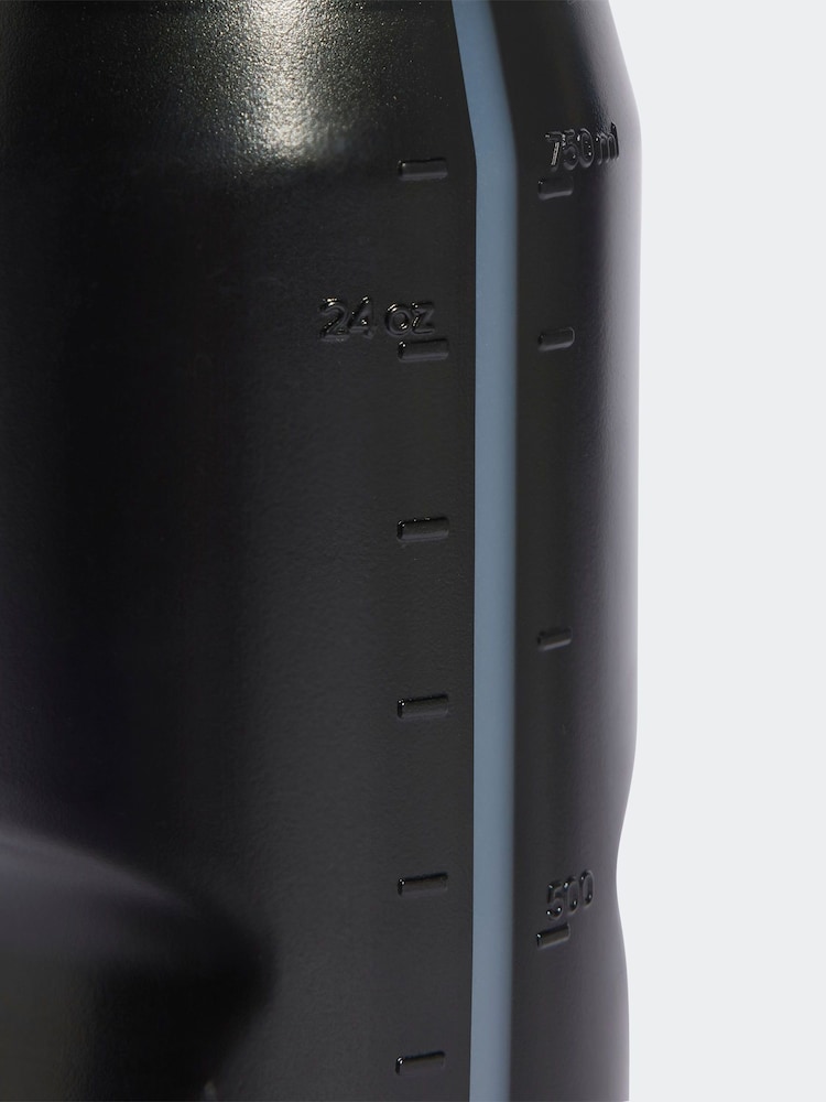 adidas Black/White Performance Tiro 750 ML Water Bottle - Image 3 of 3 adidas Black/White Performance Tiro 750 ML Water Bottle - Image 3 of 3