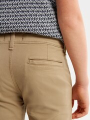 Abercrombie & Fitch Twill Smart Chino Brown Trousers - Image 3 of 5
