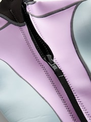 Black/Purple Short Sleeve Neoprene Wetsuit (1-16yrs) - Image 7 of 8