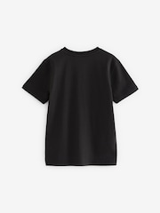 أسود علم المملكة المتحدة - 100% Cotton Short Sleeve Graphic T-Shirt (3-16yrs) - صورة 2 من 3