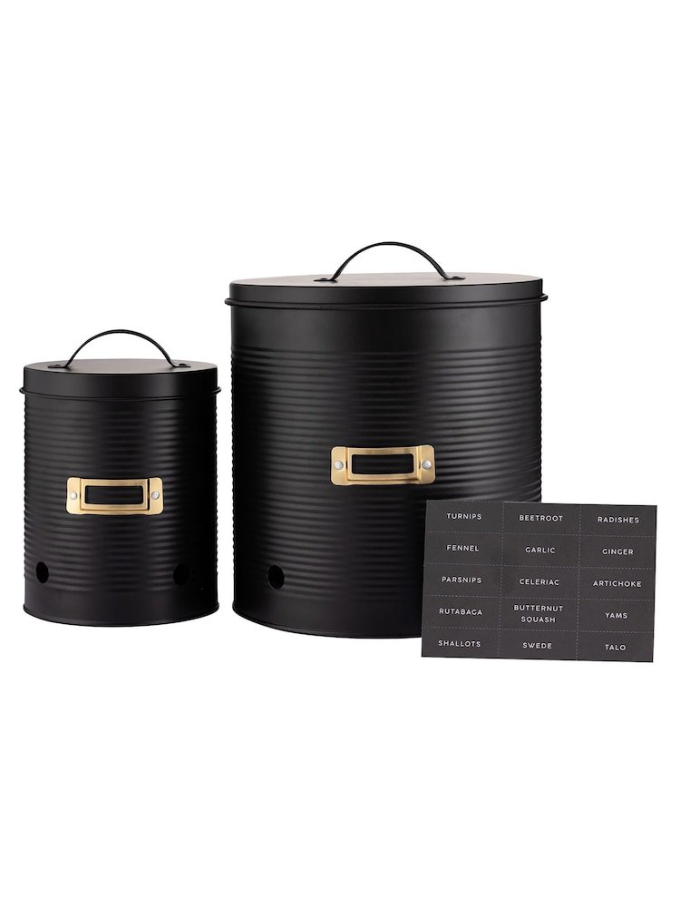 Typhoon Black Otto Root Vegetable Storage Set of 2 - Image 6 of 6