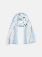 Joules Orla Blue/White Scarf - Image 3 of 5