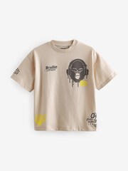Stone Gorilla Graffiti Relaxed Fit Short Sleeve Graphic 100% Cotton T-Shirt (3-16yrs) - Image 1 of 4