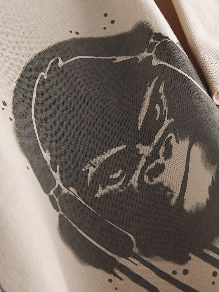 Stone Gorilla Graffiti Relaxed Fit Short Sleeve Graphic 100% Cotton T-Shirt (3-16yrs) - Image 4 of 4